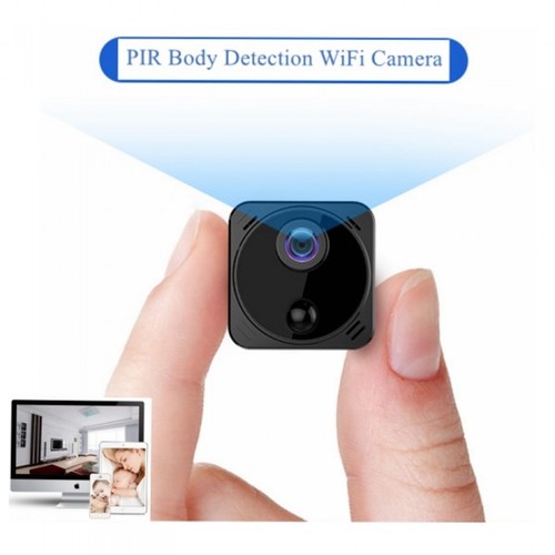 מצלמת אבטחה מיקרו עם הפעלה לפי חיישן PIR - מצלמת WiFi מוסתרת