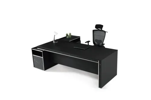 שולחן עבודה TORONTO כולל הרחבה 225 ס``מ שלוחה צד שמאל