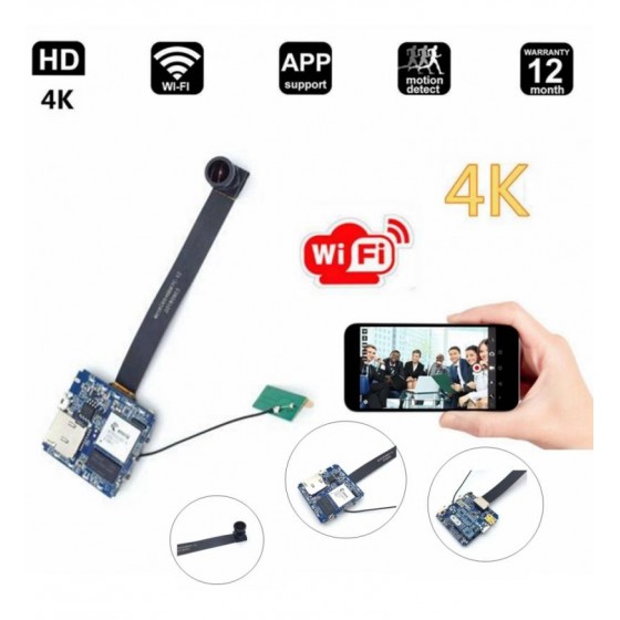 מיני מצלמת וידאו WiFi 2.7K עם זווית רחבה וגלאי תנועה