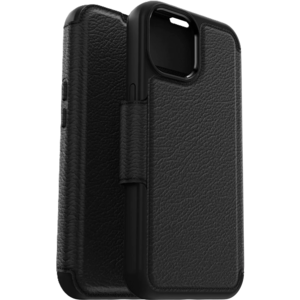 כיסוי לטלפון Otterbox Strada MagSafe Case iPhone 15, שחור