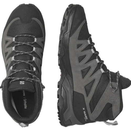 נעלי טיולים לגברים X WARD LEATHER MID GORE-TEX - SALOMON