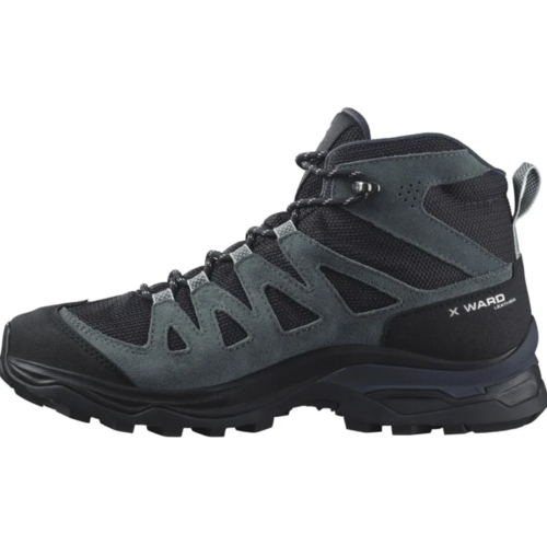 נעלי טיולים נשים X WARD LEATHER MID GORE-TEX - SALOMON