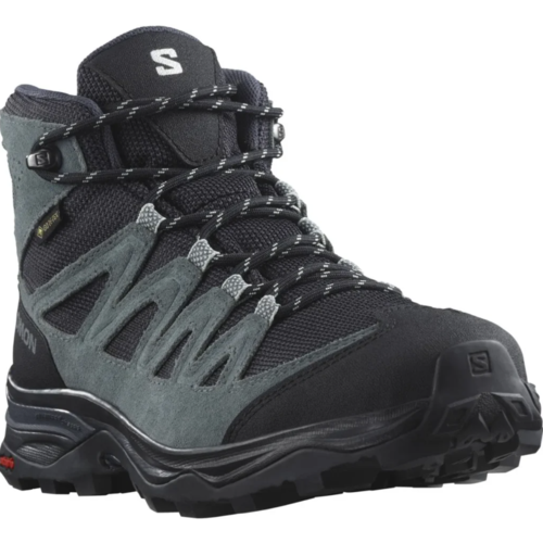 נעלי טיולים נשים X WARD LEATHER MID GORE-TEX - SALOMON