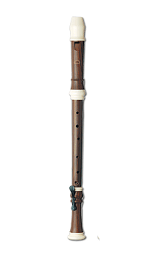 חלילית טנור מפלסטיק אנג'ל בצבע חום ATRB 601 עם לחצן כפול