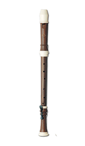 חלילית טנור מפלסטיק אנג'ל בצבע חום ATRB 601 עם לחצן כפול Angel