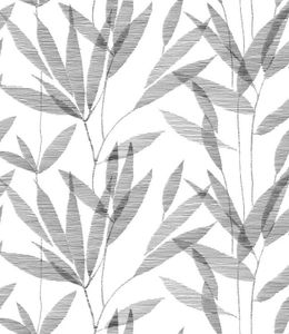 מפת שולחן 140X250 ס"מ עלים שחורים SELVA BLACK