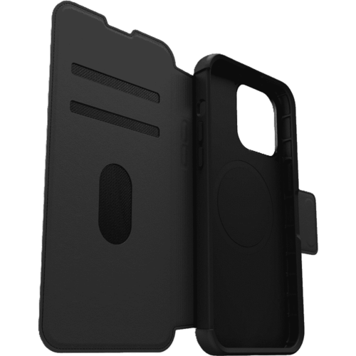 כיסוי לטלפון Otterbox Strada MagSafe Case iPhone 15 Pro Max, שחור