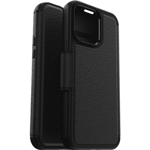 כיסוי לטלפון Otterbox Strada MagSafe Case iPhone 15 Pro, שחור