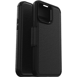 כיסוי לטלפון Otterbox Strada MagSafe Case iPhone 15 Pro, שחור