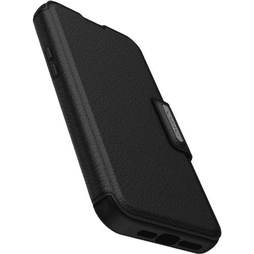 כיסוי לטלפון Otterbox Strada MagSafe Case iPhone 15 Pro, שחור