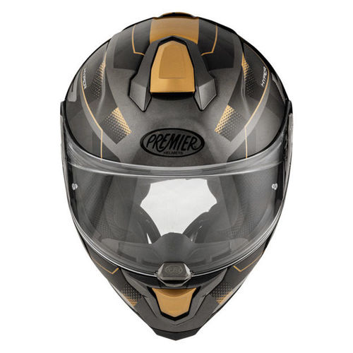 קסדת PREMIER HYPER HP19 שחור\אפור\זהב