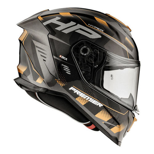 קסדת PREMIER HYPER HP19 שחור\אפור\זהב