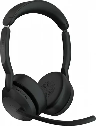 אוזניות אלחוטיות JABRA EVOLVE2 55 LINK380A MS STEREO STAND 25599-999-989
