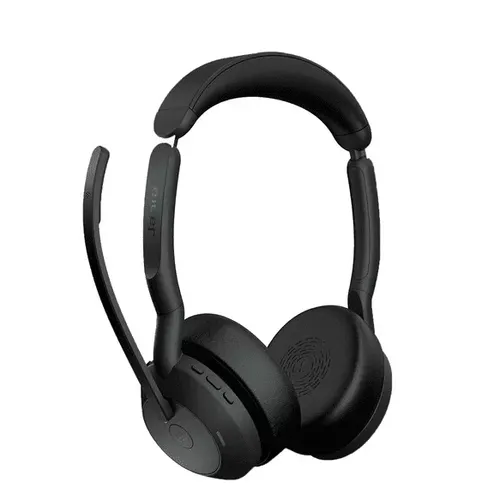 אוזניות אלחוטיות JABRA EVOLVE2 55 LINK380C MS STEREO STAND 25599-999-889