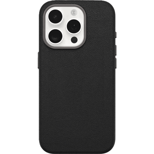 כיסוי לטלפון OtterBox Symmetry Cactus Leather iPhone 15 Pro Max, שחור