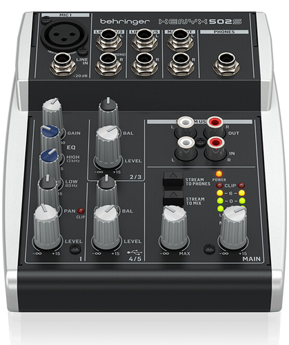 מיקסר 5 כניסות XENYX 502S