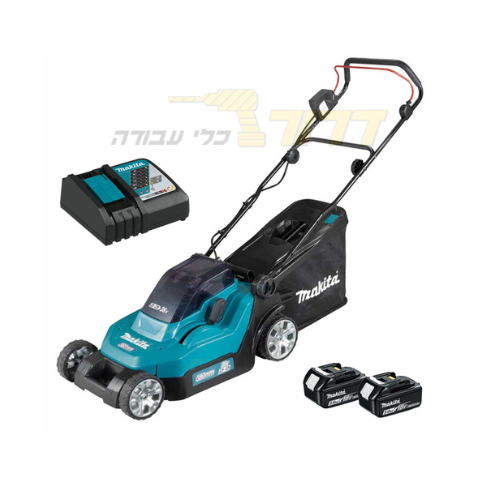 מכסחת דשא נטענת 36V xml05 (תואמת DLM 432) + שתי סוללות 5.0AH ומטען