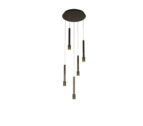 5 תלוי שחור על בסיס עגול LED 30W