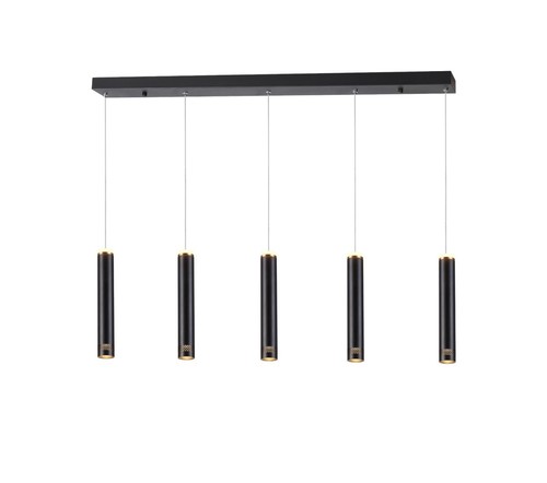 5 תלוי שחור על בסיס מלבן LED 38W