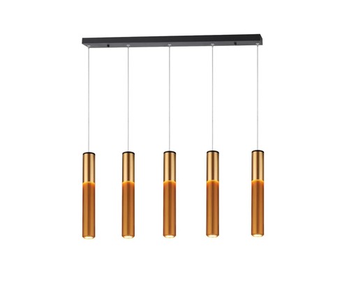 5 תלוי זהב על בסיס מלבן LED 38W
