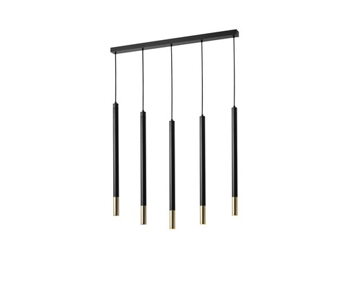 5 תלוי שחור על בסיס מלבן LED 24W