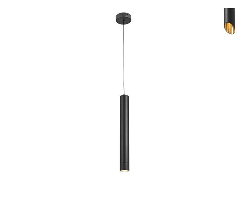 תלוי שחור+זהב LED 6W