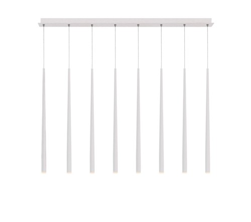 8 תלוי לבן על בסיס מלבן LED 40W