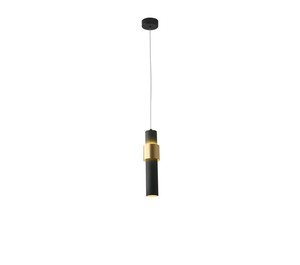 תלוי שחור+פליז LED 6W