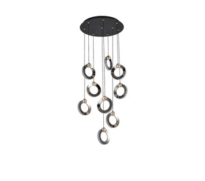 9 תלוי  על בסיס עגול LED 72W