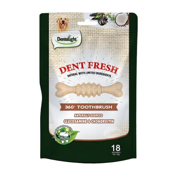 dent fresh חטיף דנטלי מועשר בגלוקוזמין למפרקים 150 גרם
