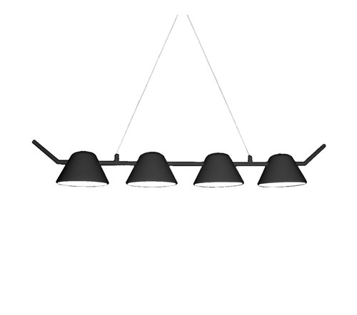 4 תלוי שחור LED 20W