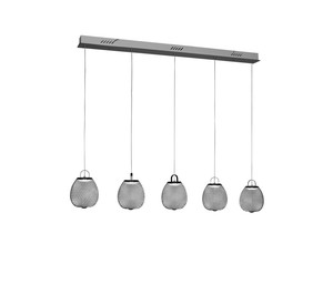 5 תלוי שחור על בסיס LED 5X6W