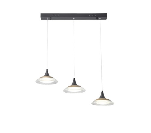 3 תלוי שחור על בסיס LET 36W