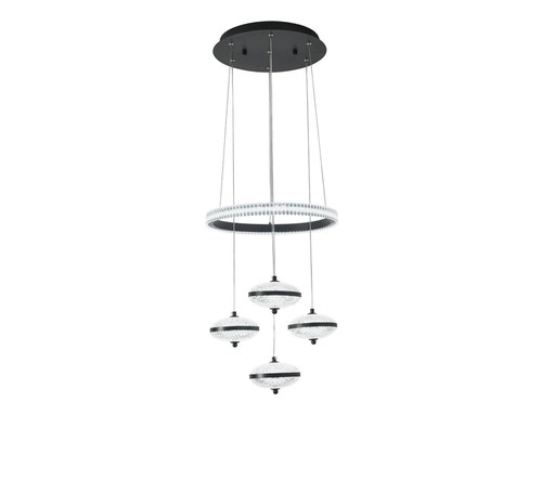 1+4 תלוי שחור LED 60W