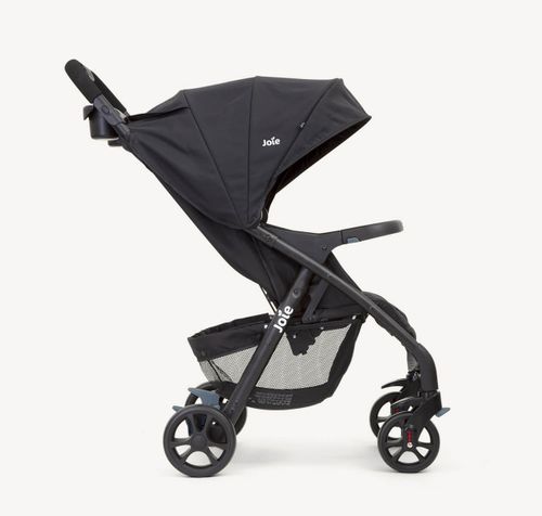 עגלת טיולון מגיל לידה Muze LX עם מגש תינוק, מגש הורה ואפשרות חיבור סלקל - שחור