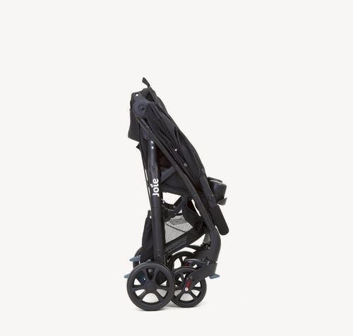 עגלת טיולון מגיל לידה Muze LX עם מגש תינוק, מגש הורה ואפשרות חיבור סלקל - שחור