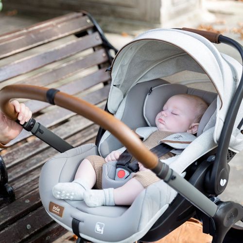 סלקל i-Level Recline עם אפשרות השכבה, גגון XXL ובדי Signature יוקרתיים - בז' Oyster