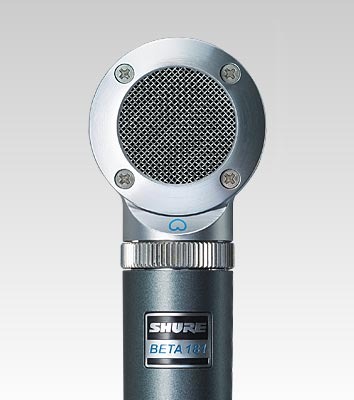 SHURE BETA181 - מיקרופון קונדנסר קומפקטי לכלי נגינה