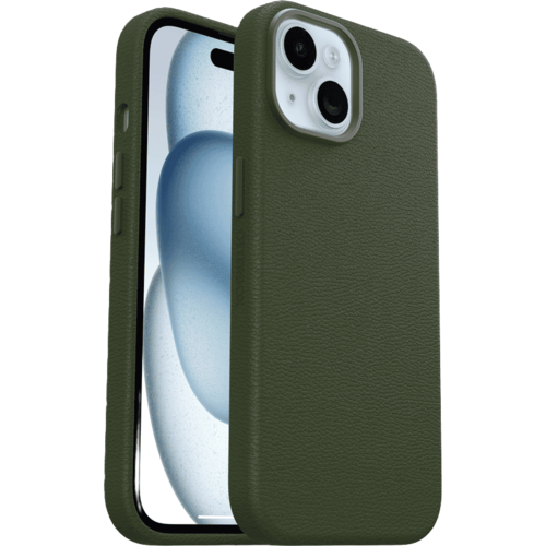 כיסוי לטלפון OtterBox Symmetry Cactus Leather iPhone 15 Pro, ירוק