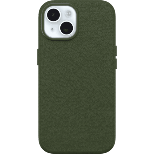 כיסוי לטלפון OtterBox Symmetry Cactus Leather iPhone 15 Pro, ירוק