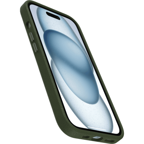 כיסוי לטלפון OtterBox Symmetry Cactus Leather iPhone 15 Pro, ירוק