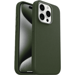 כיסוי לטלפון OtterBox Symmetry Cactus Leather iPhone 15 Pro Max, ירוק