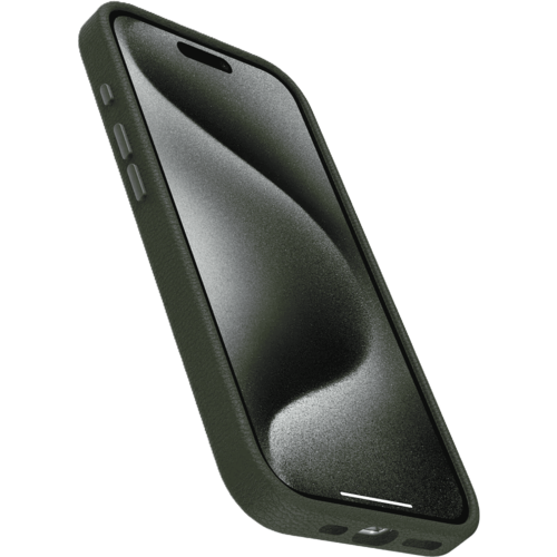 כיסוי לטלפון OtterBox Symmetry Cactus Leather iPhone 15 Pro Max, ירוק