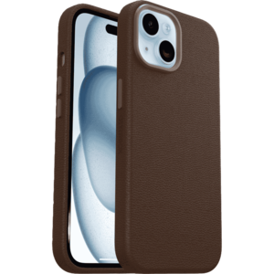 כיסוי לטלפון OtterBox Symmetry Cactus Leather iPhone 15, חום