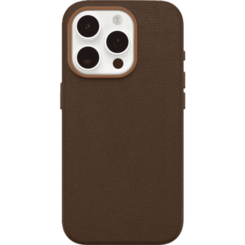כיסוי לטלפון OtterBox Symmetry Cactus Leather iPhone 15 Pro Max, חום