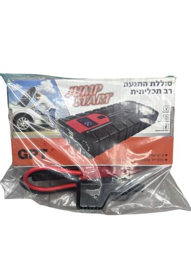 בוסטר התנעה לרכב ערכת התנעה לרכבים, אופנועים וטעינת סמארטפונים וטאבלטים BO12