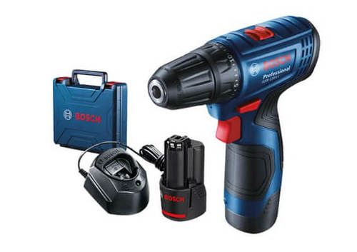 מברגה/מקדחה נטענת 12V דגם BOSCH GSR 120-LI