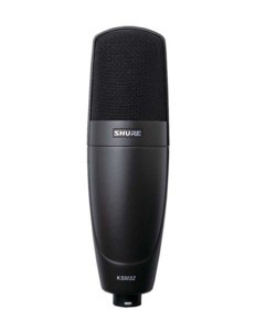 SHURE KSM32/CG - מיקרופון קונדנסר מקצועי, צבע שחור לא כולל תיבת נשיאה