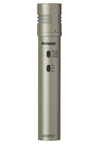 SHURE KSM137 - מיקרופון קונדנסר מקצועי