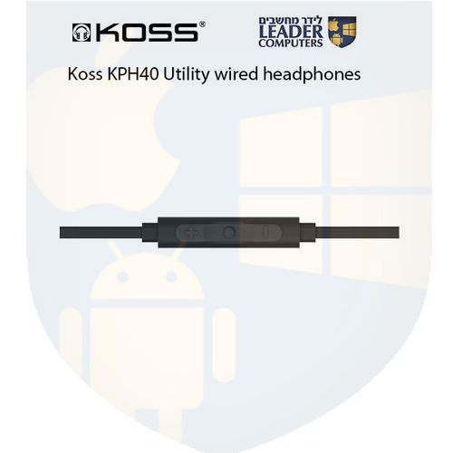 אוזניות חוטיות אל האוזן Koss KPH40 Rhythm Beige Utility